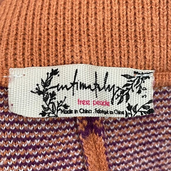 Intimately Free People Fair Isle Leggings Sweater Knit Snowflakes Striped Small - Picture 5 of 16